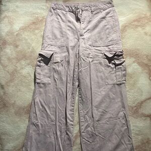 Large Flared Light Purple Pants